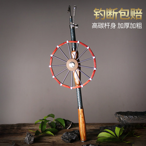 甲鱼枪全套不锈钢线轮八卦轮盘线轮盘打甲鱼钓鳖枪杆盘轮配件金属