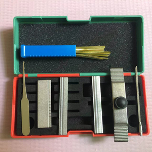 卡巴锁锁芯防盗门配钥匙胚子单排片子导针手摇柄维修耗材单钩工具