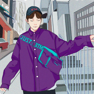 hiphop头像潮捂脸,hiphop捂脸姿势头像 ins港风韩风chic早秋上衣秋慵懒男外套学院风hiphop网红les潮帅t