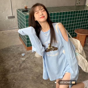 长袖t恤女ins超火chic