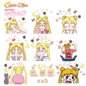 卡通美少女汽车个性装饰贴 创意大号车门贴画车身贴纸划痕遮挡贴