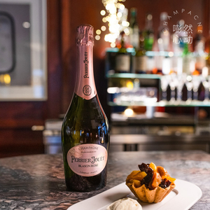 法国 巴黎之花perrier-jouet美丽时光布拉森桃红香槟起泡酒750ml