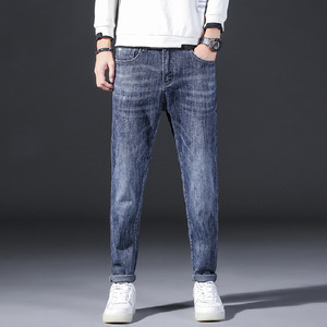 四海龙ira正品ggvv忘不了潮牌男装汉维水洗长裤男直筒秋冬牛仔裤