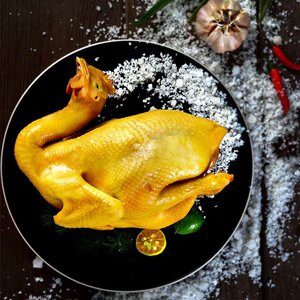 海南文昌盐焗鸡整只鸡肉午餐肉特产广州广式潭牛真空熟食文昌鸡