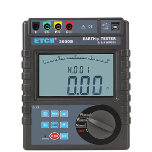 铱泰ETCR3000B土壤电阻率测试仪数字式接地电阻测试仪接地电阻表