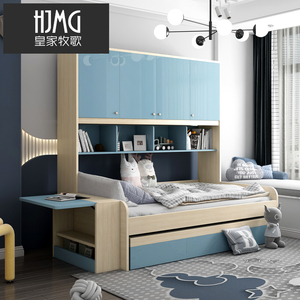 儿童榻榻米床男孩一体
