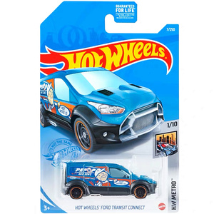 风火轮火辣小跑车模型玩具合金福特全顺面包车ford transit 21a