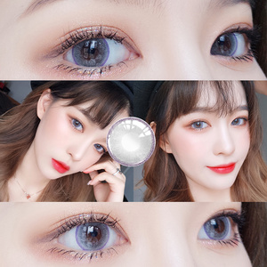 新生灰美瞳年抛女小大直径非日抛半年抛隐形眼镜非月抛正品官网yg