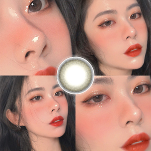 镇店之宝】花房姑娘美瞳正品大牌女网红小直径13.8mm自然棕色艾晶