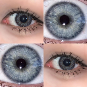 泰勒灰色美瞳混血灰系小直径鸽子灰半年抛隐形眼镜2021新款yg