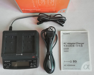 Sony/索尼 AC-VQ900AM 充电器/电源适配器 适用NP-FM55 FM500电池