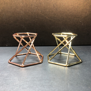 水晶球底座金属展示架摆件 原石原矿收纳底座球形金属底座4-9cm球