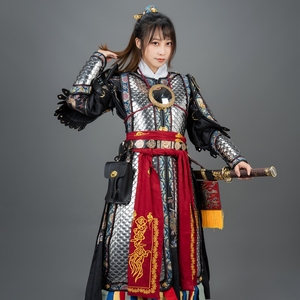 [百守卫]鱼鳞直身甲  明制 中国甲胄古代铠甲盔甲 真人可穿