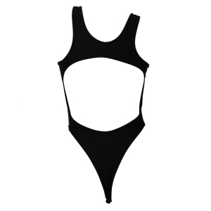 mlorb 露背性感连体高开叉泳衣丁字比基尼性感欧美风les温泉泳衣