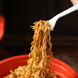 千里薯国产武汉热干面香辣牛肉味整箱150克 12碗速食泡面方便优质