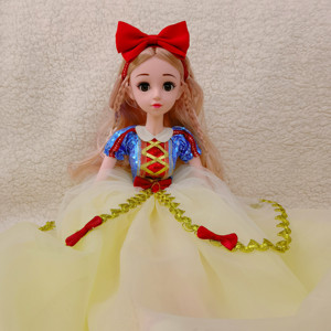 60厘米手工白雪公主芭比洋娃娃玩具女孩儿童超大号仿真玩偶套装