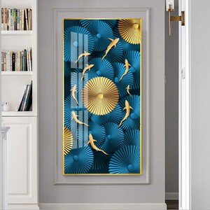 电表箱装饰画水晶烤瓷