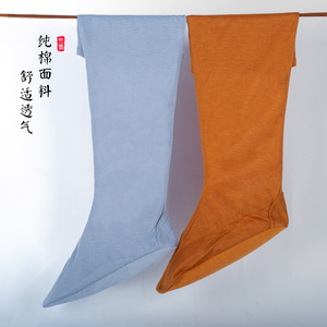 僧袜纯棉夏季薄款和尚袜子男女款出家人袜子僧人高筒长袜绑腿大袜