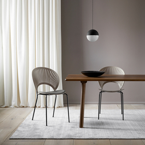 101plus |丹麦fredericia trinidad特立尼达椅实木简约扇贝孔雀椅