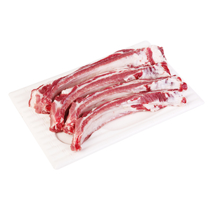 野蛮香东北黑猪肋排段新鲜净排排骨400g汤骨散养一字排