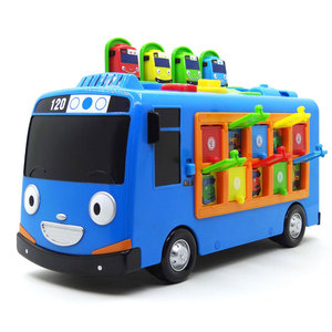 韩国tayo巴士玩具车儿童回力车小汽车大号音乐大巴太友公交车玩具