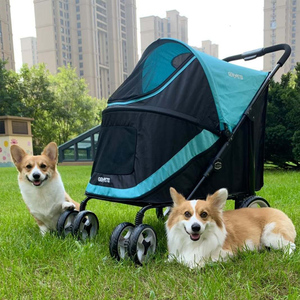 Gen7Pets大型宠物手推车一键折叠猫狗外出便捷推车遛狗车宠物用品