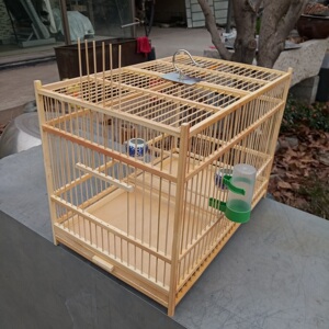 玉鸟繁殖笼鸟笼竹制