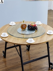 41.042人付款淘宝卓底座玻璃转盘饭台一米一二钢化板桌上圆形餐台1.