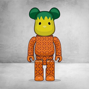 bearbrick积木熊 预售be@rbrick clot 菠萝水果 陈冠希1000%