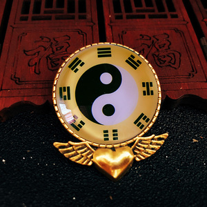 太极八卦胸针男士西装高档女气质别针固定衣服胸花护身道家饰品