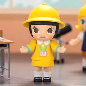 正版popmart泡泡玛特molly校园系列潮玩手办盲盒摆件公仔女生礼物