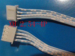 线材加工 XH2.54MM 连接线 端子线 蓝白排线 4P接插件 2468 24AWG