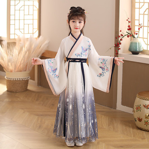 儿童汉服女童古代袄裙