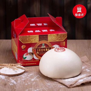 山东大馒头青岛王哥庄纯手工特大3斤礼盒老面馍馍正宗胶东花饽饽