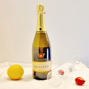 意大利菲利佩蒂莫斯卡托甜白起泡葡萄酒甜型少女起泡酒/香槟750ml