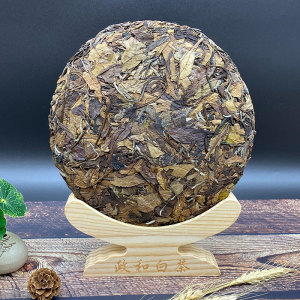 政和白茶2020年白露寿眉高山区秋茶白茶茶叶单片白茶饼350克