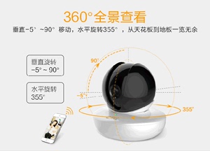 大华乐橙监控摄像头TP1S 家用高清360全景无线wifi监控器对向对讲