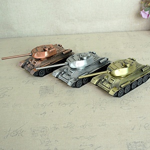 军事仿真合金坦克大炮模型家居纯手工艺摆件客厅办公室装饰礼品