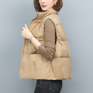 棉马甲女秋冬2021新款女装韩版外穿背心百搭轻薄短款女士马夹外套