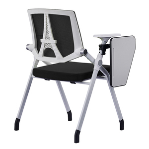 折叠培训椅带桌板桌椅一体写字板折叠椅办公椅子会议椅智慧教室椅