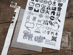 描图硫酸纸DIY雕刻橡皮印章转印透写力强不吃铅装饰贺卡绘图手帐