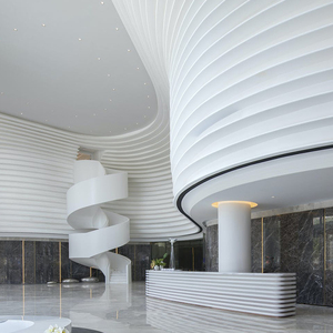 grg玻璃钢定制石膏板天花吊顶墙面造型异形空间大型商场造型包邮
