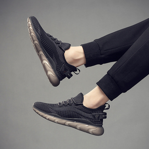 【鱼冠夫】运动鞋男秋季透气2021新款春秋男士休闲跑步鞋子男鞋