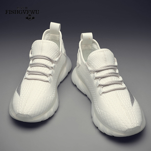 【鱼冠夫】男鞋春季透气夏季鞋子2022新款男士休闲鞋网面运动鞋男