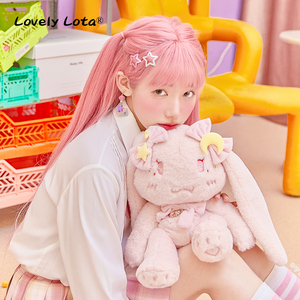 现货lovelylota原创koko星月兔2021年情人节lolita玩偶包毛绒兔子
