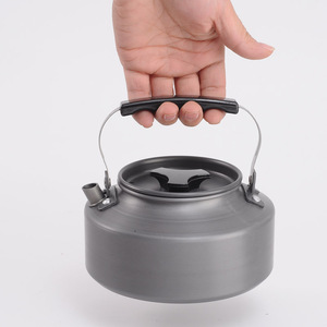 户外烧水壶茶壶露营野炊1.1L家用便携式野外泡茶专用热水壶咖啡壶