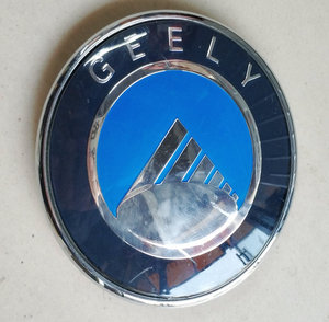 适用吉利远景前后车标汽车标志中网标后备箱标老款