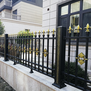 无锡苏州别墅铝艺护栏庭院围栏铝合金栏杆家用阳台花园围墙扶手