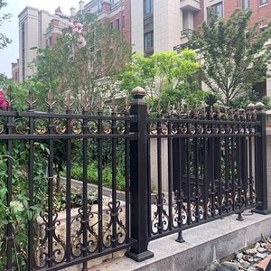 无锡苏州别墅铝艺护栏庭院围栏铝合金栏杆家用阳台花园围墙扶手