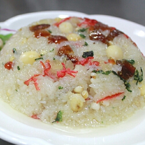 施仁记聚珍园八宝饭湖北荆州农家特产纯手工自制聚珍三宝一个装